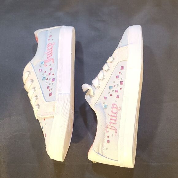 BRAND NEW JUICY COUTURE GIRLS WALKING  LACE-UP SNEAKERS G1 - Picture 14 of 16